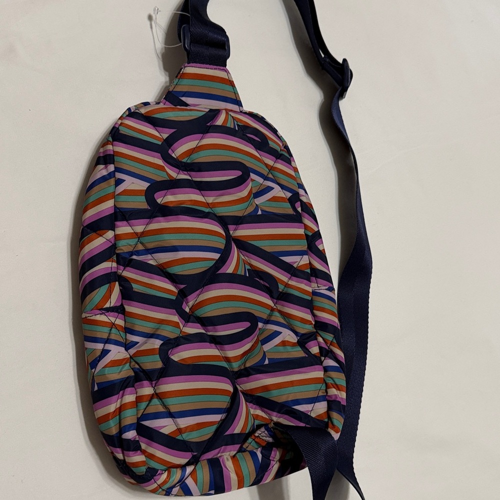 Vera Bradley Multicolor Quilted Essential Sling Backpack NWT - Picture 4 of 6
